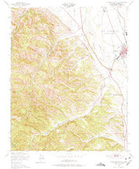 Thompson Canyon California Historical topographic map, 1:24000 scale, 7.5 X 7.5 Minute, Year 1949