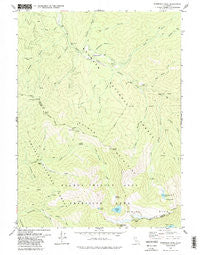 Thompson Peak California Historical topographic map, 1:24000 scale, 7.5 X 7.5 Minute, Year 1979