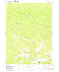 Thompson Peak California Historical topographic map, 1:24000 scale, 7.5 X 7.5 Minute, Year 1979