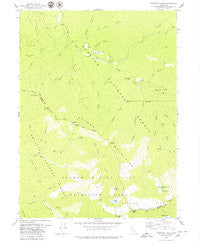 Thompson Peak California Historical topographic map, 1:24000 scale, 7.5 X 7.5 Minute, Year 1979