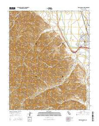 Thompson Canyon California Current topographic map, 1:24000 scale, 7.5 X 7.5 Minute, Year 2015