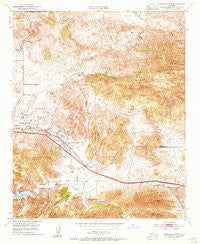 Thousand Oaks California Historical topographic map, 1:24000 scale, 7.5 X 7.5 Minute, Year 1950