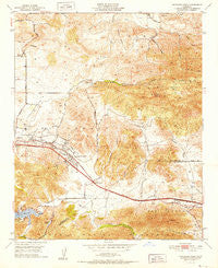 Thousand Oaks California Historical topographic map, 1:24000 scale, 7.5 X 7.5 Minute, Year 1952