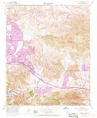 Thousand Oaks California Historical topographic map, 1:24000 scale, 7.5 X 7.5 Minute, Year 1950