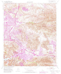 Thousand Oaks California Historical topographic map, 1:24000 scale, 7.5 X 7.5 Minute, Year 1950