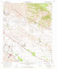 Thousand Palms California Historical topographic map, 1:62500 scale, 15 X 15 Minute, Year 1958