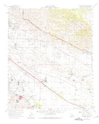 Thousand Palms California Historical topographic map, 1:62500 scale, 15 X 15 Minute, Year 1958