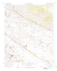 Thousand Palms California Historical topographic map, 1:62500 scale, 15 X 15 Minute, Year 1958