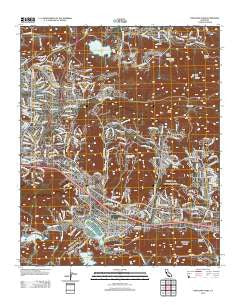 Thousand Oaks California Historical topographic map, 1:24000 scale, 7.5 X 7.5 Minute, Year 2012