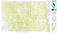Three Rivers California Historical topographic map, 1:100000 scale, 30 X 60 Minute, Year 1978