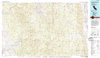 Three Rivers California Historical topographic map, 1:100000 scale, 30 X 60 Minute, Year 1978