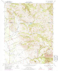 Three Sisters California Historical topographic map, 1:24000 scale, 7.5 X 7.5 Minute, Year 1954