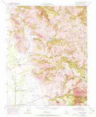 Three Sisters California Historical topographic map, 1:24000 scale, 7.5 X 7.5 Minute, Year 1954