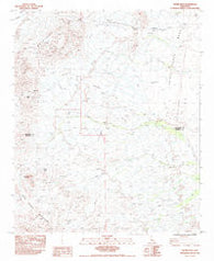 Thumb Peak California Historical topographic map, 1:24000 scale, 7.5 X 7.5 Minute, Year 1983