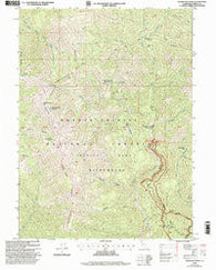 Thurston Peaks California Historical topographic map, 1:24000 scale, 7.5 X 7.5 Minute, Year 1998