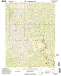 Thurston Peaks California Historical topographic map, 1:24000 scale, 7.5 X 7.5 Minute, Year 1998
