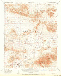 Tiefort Mountains California Historical topographic map, 1:62500 scale, 15 X 15 Minute, Year 1951