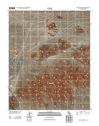 Tiefort Mountains California Historical topographic map, 1:24000 scale, 7.5 X 7.5 Minute, Year 2012