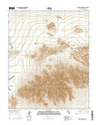 Tiefort Mountains California Current topographic map, 1:24000 scale, 7.5 X 7.5 Minute, Year 2015