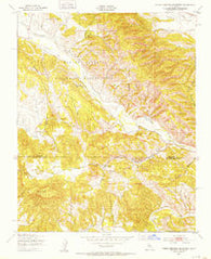 Tierra Redonda Mountain California Historical topographic map, 1:24000 scale, 7.5 X 7.5 Minute, Year 1949