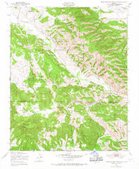 Tierra Redonda Mountain California Historical topographic map, 1:24000 scale, 7.5 X 7.5 Minute, Year 1949