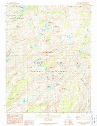 Tiltill Mountain California Historical topographic map, 1:24000 scale, 7.5 X 7.5 Minute, Year 1990
