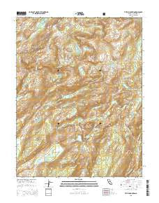 Tiltill Mountain California Current topographic map, 1:24000 scale, 7.5 X 7.5 Minute, Year 2015