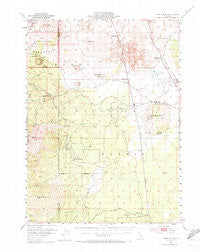 Timber Mountain California Historical topographic map, 1:62500 scale, 15 X 15 Minute, Year 1952