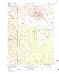 Timber Mountain California Historical topographic map, 1:62500 scale, 15 X 15 Minute, Year 1952