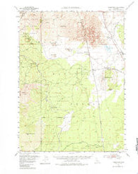 Timber Mtn California Historical topographic map, 1:62500 scale, 15 X 15 Minute, Year 1952