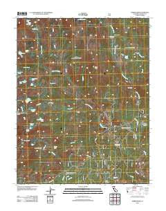 Timber Knob California Historical topographic map, 1:24000 scale, 7.5 X 7.5 Minute, Year 2012
