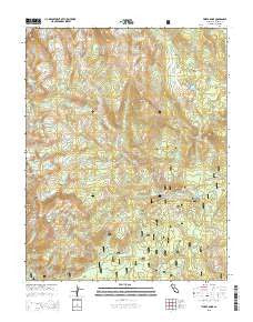 Timber Knob California Current topographic map, 1:24000 scale, 7.5 X 7.5 Minute, Year 2015