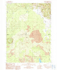 Timbered Crater California Historical topographic map, 1:24000 scale, 7.5 X 7.5 Minute, Year 1990