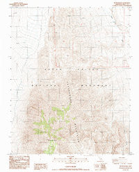 Tin Mountain California Historical topographic map, 1:24000 scale, 7.5 X 7.5 Minute, Year 1988
