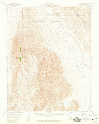 Tin Mountain California Historical topographic map, 1:62500 scale, 15 X 15 Minute, Year 1957