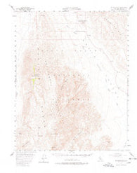 Tin Mountain California Historical topographic map, 1:62500 scale, 15 X 15 Minute, Year 1957
