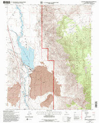 Tinemaha Reservoir California Historical topographic map, 1:24000 scale, 7.5 X 7.5 Minute, Year 1994