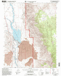 Tinemaha Reservoir California Historical topographic map, 1:24000 scale, 7.5 X 7.5 Minute, Year 1994