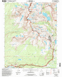 Tioga Pass California Historical topographic map, 1:24000 scale, 7.5 X 7.5 Minute, Year 1994