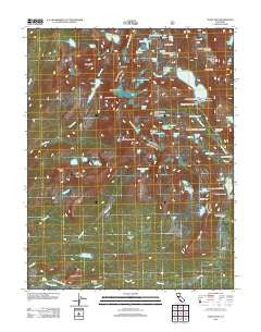 Tioga Pass California Historical topographic map, 1:24000 scale, 7.5 X 7.5 Minute, Year 2012