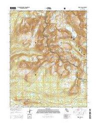 Tioga Pass California Current topographic map, 1:24000 scale, 7.5 X 7.5 Minute, Year 2015