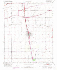 Tipton California Historical topographic map, 1:24000 scale, 7.5 X 7.5 Minute, Year 1950
