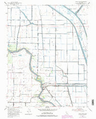 Tisdale Weir California Historical topographic map, 1:24000 scale, 7.5 X 7.5 Minute, Year 1952