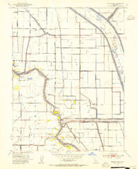 Tisdale Weir California Historical topographic map, 1:24000 scale, 7.5 X 7.5 Minute, Year 1952