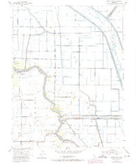 Tisdale Weir California Historical topographic map, 1:24000 scale, 7.5 X 7.5 Minute, Year 1952