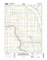 Tisdale Weir California Current topographic map, 1:24000 scale, 7.5 X 7.5 Minute, Year 2015