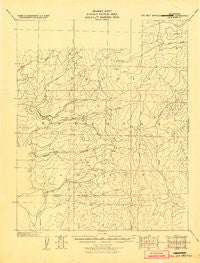 Tobias Peak California Historical topographic map, 1:62500 scale, 15 X 15 Minute, Year 1945
