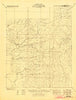Tobias Peak California Historical topographic map, 1:62500 scale, 15 X 15 Minute, Year 1945