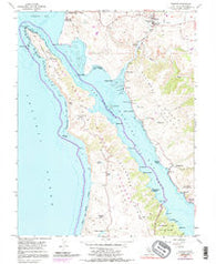 Tomales California Historical topographic map, 1:24000 scale, 7.5 X 7.5 Minute, Year 1954