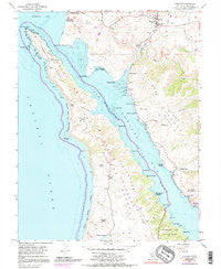 Tomales California Historical topographic map, 1:24000 scale, 7.5 X 7.5 Minute, Year 1954